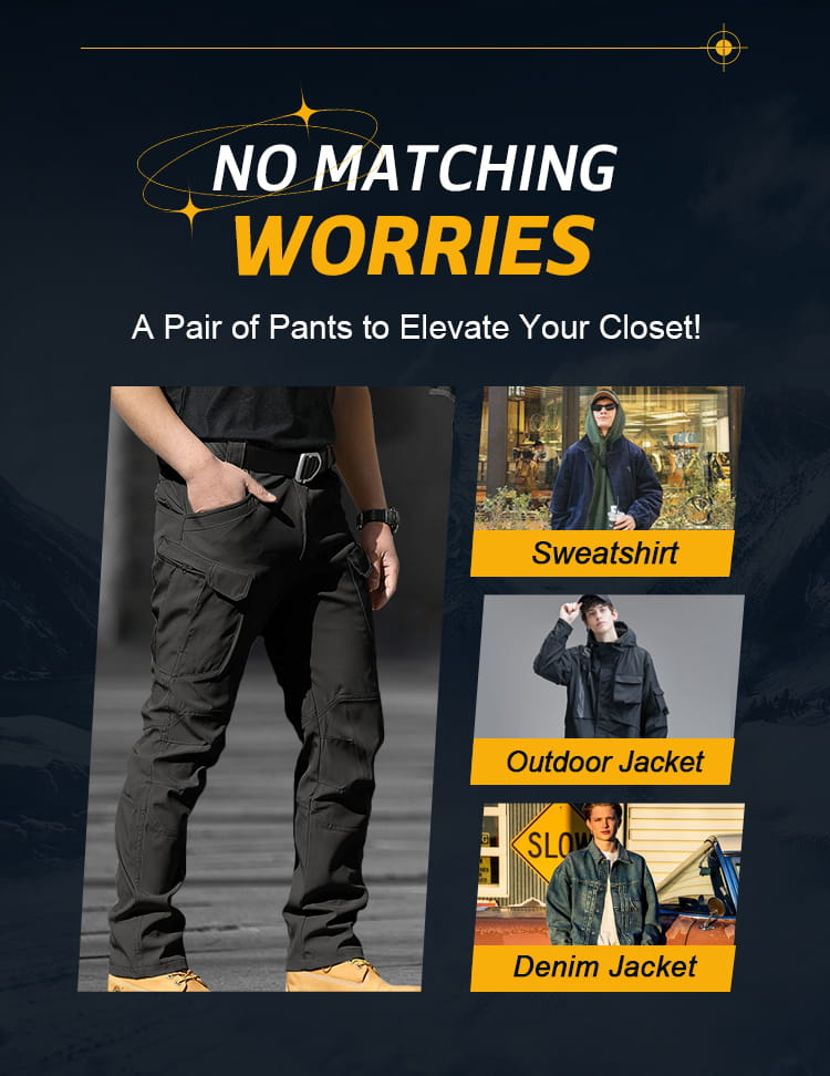 ⏳LAST DAY SALE 46% OFF!🔥Men's Windproof & Warm Outdoor Military Tactical Pants